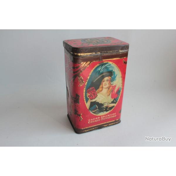 Bote chocolat cacao tle lithographie Grard Bensdorp