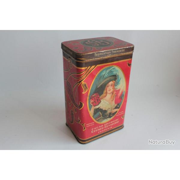 Bote chocolat cacao tle lithographie Grard Bensdorp