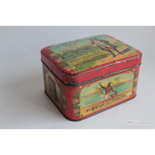 Bote  th tle lithographie quaker tea Kooh-I-Noor