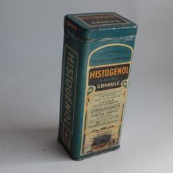 Boîte médicaments tôle lithographiée Histogénol naline Pharmacie