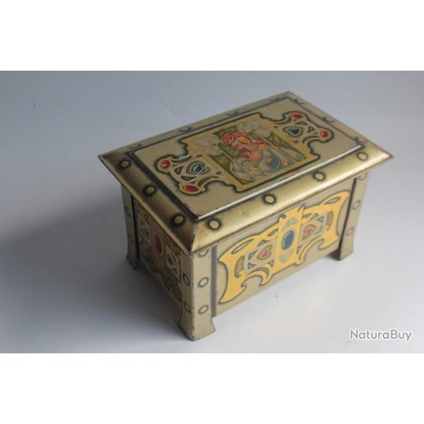 Bote  biscuits tle lithographie coffre Peek Frean & Co