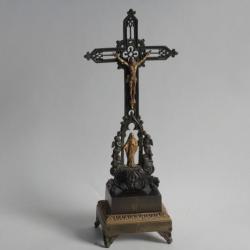 Christ en croix bronze Empire