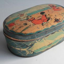 Boîte à café tôle lithographiée ET au planteur de caïffa