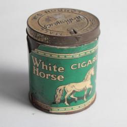 Boîte à Cigarettes tôle Tabac white cigarettes horse rothman's