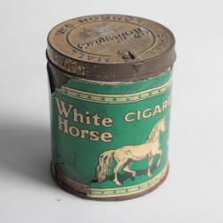 Boîte à Cigarettes tôle Tabac white cigarettes horse rothman's