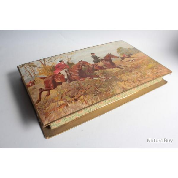 Bote chocolat chasse questre bonbons fins de Villars Fribourg Suisse
