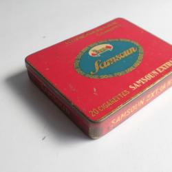Boîte à Cigarettes tôle lithographiée Samsoun extra n°100