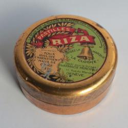 Boîte bonbons tôle lithographiée pastilles riza