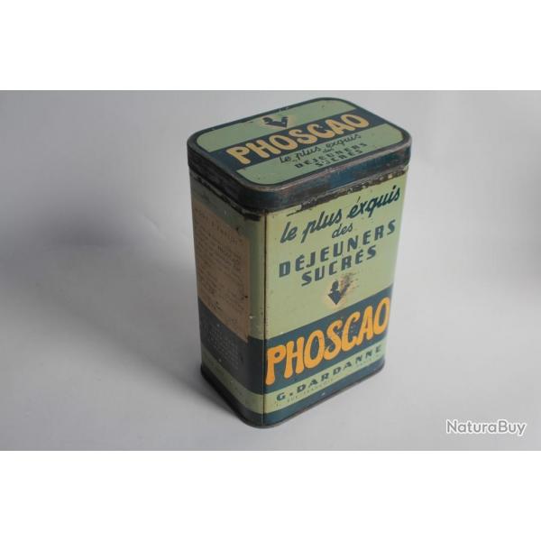 Bote tle lithographie poudre chocolat Phoscao