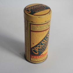 Boîte médicaments tôle lithographiée Opocalcium vitaminé Pharmacie