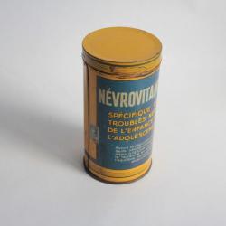Boîte médicaments tôle lithographiée névrovitamine 4 Pharmacie