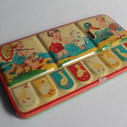 Boîte palette peinture tôle lithographiée Canard Allemagne