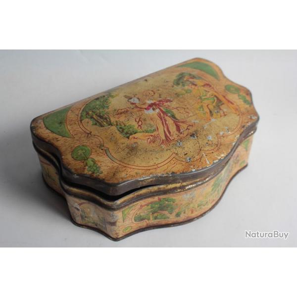 Bote biscuits tle lithographie Huntley & Palmers