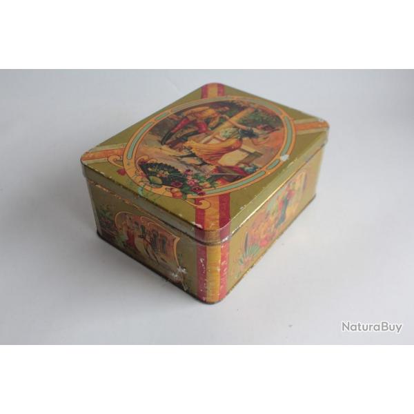 Bote tle lithographie Biscuits Olibet Espagne Flamenco