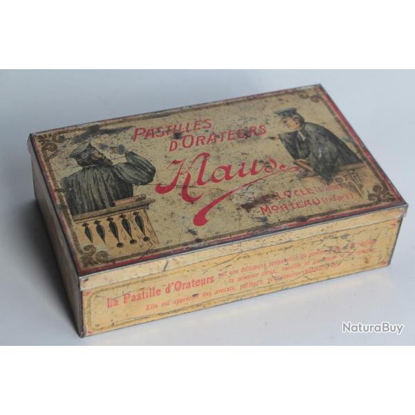 Bote tle lithographie Pastilles d'Orateur Klaus
