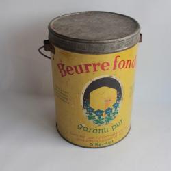 Boîte tôle lithographiée Beurre Fondu