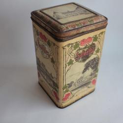 Boîte tôle lithographiée bonbons pectoraux Yverdon Röthenbacher