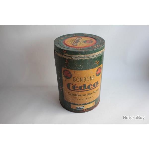 Bote tle lithographie bonbons Cda Confiserie des Alpes Grenoble