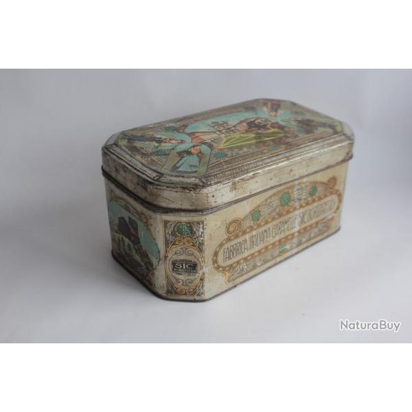 Bote tle lithographie Bonbons fabrica IT caramelle SIc Borgosesia