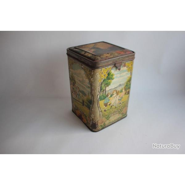 Bote tle lithographie Bonbons confiserie moderne Etienne Huber