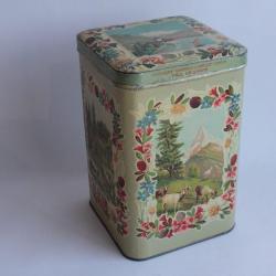 Boîte tôle lithographiée bonbon confiserie Paul Crismann