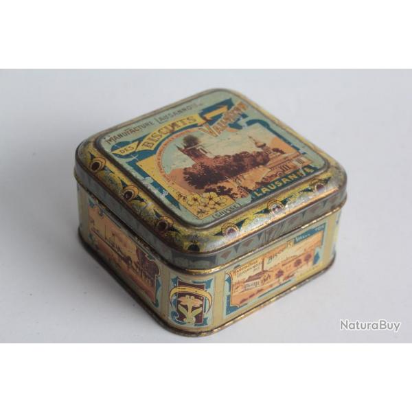 Bote tle lithographie Biscuits Vallotton Lausanne Suisse