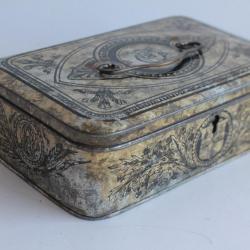 Boîte tôle lithographiée Biscuits Peek Frean & Co London