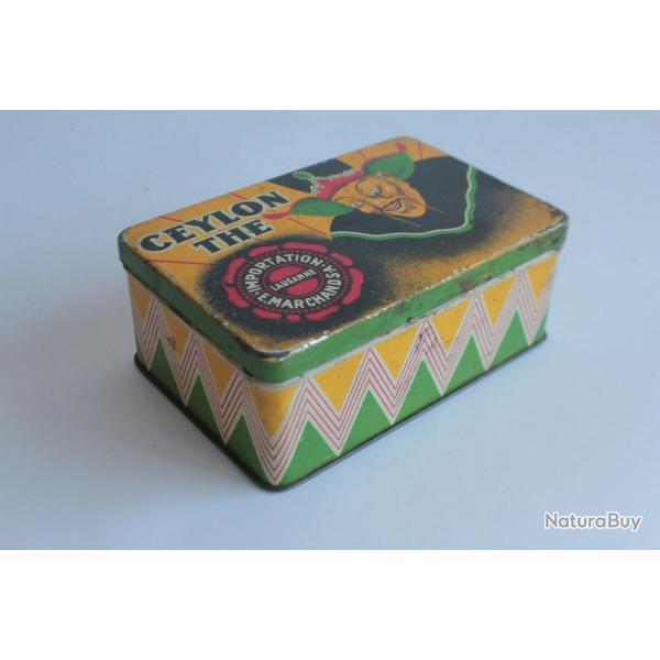 Bote tle lithographie Ceylon Th marchand SA Lausanne