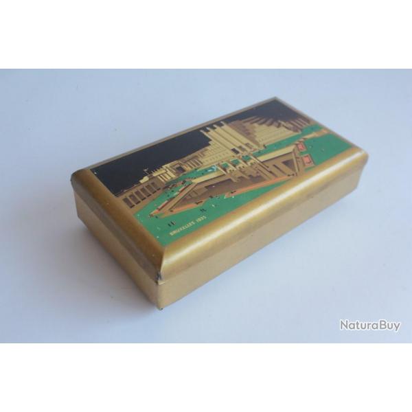 Bote tle lithographie Chocolats Cte d'or Bruxelles 1935