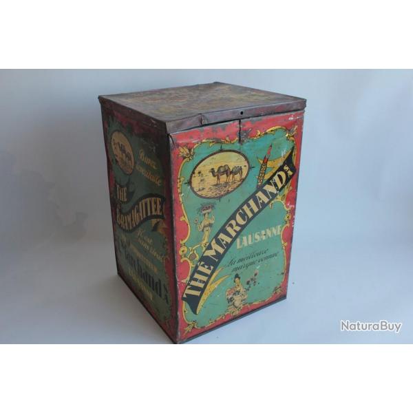 Grande bote tle lithographie Th marchand SA Lausanne