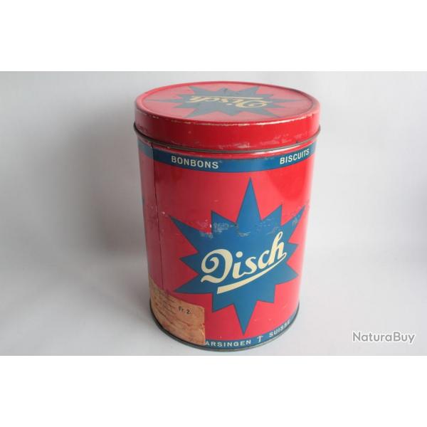 Bote tle lithographie bonbons Biscuits Disch