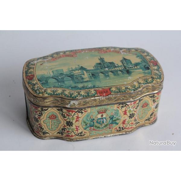 Bote tle lithographie Sucre d'Orge des Religieuses Moret