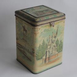 Boîte tôle lithographiée Confiserie A. Golay Genève Suisse