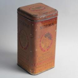 Boîte chocolat cacao Norma tôle lithographiée