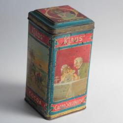 Boîte chocolat Cacao Klaus tôle lithographiée