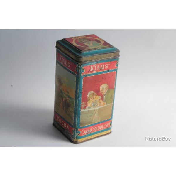 Bote chocolat Cacao Klaus tle lithographie