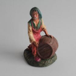 Figurine vintage Composition métier tonnelier Italie