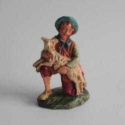 Figurine vintage Composition garçons avec son mouton Italie