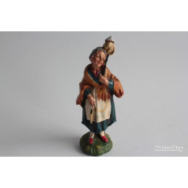 Figurine vintage Composition vielle dame Italie