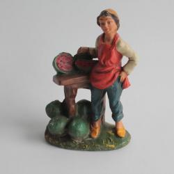 Figurine vintage Composition métier marchand Italie