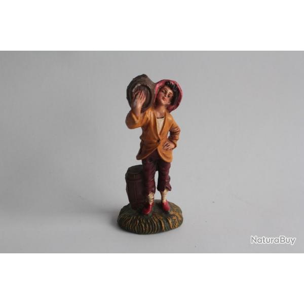 Figurine vintage Composition Mtier tonnelier Italie