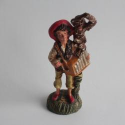 Figurine vintage Composition Métier musicien singe Italie
