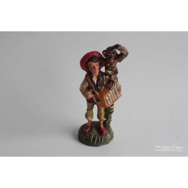 Figurine vintage Composition Mtier musicien singe Italie