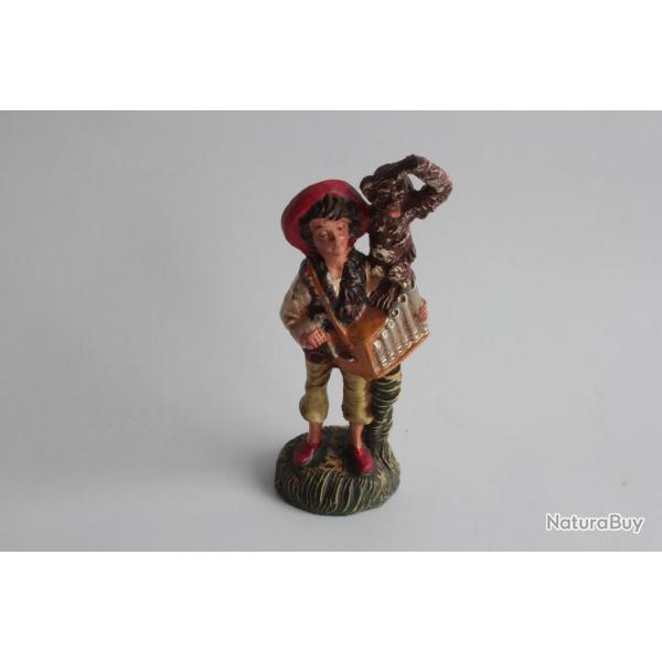 Figurine vintage Composition Mtier musicien singe Italie