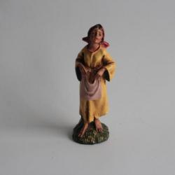 Figurine vintage Composition femme portant du linge Italie