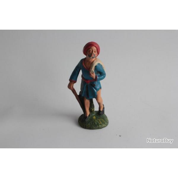 Figurine vintage Composition personne ge marchant Italie