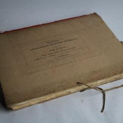Atlas géographique Départements France et colonies Gravures Tardieu 1845