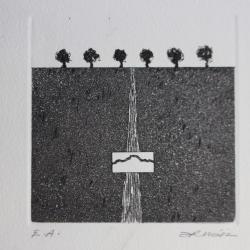 Gravure lithographiée Doroteo ARNÁIZ Épreuve d'artiste