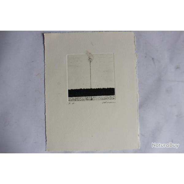 Gravure lithographie Doroteo ARNIZ preuve d'artiste