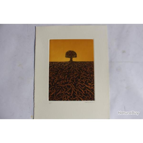 Gravure lithographie Doroteo ARNIZ